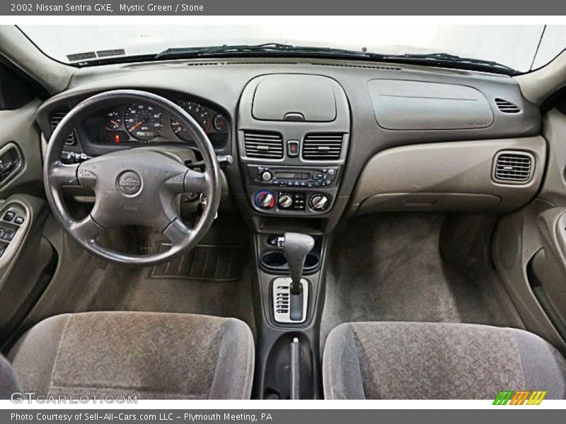 Mystic Green / Stone 2002 Nissan Sentra GXE