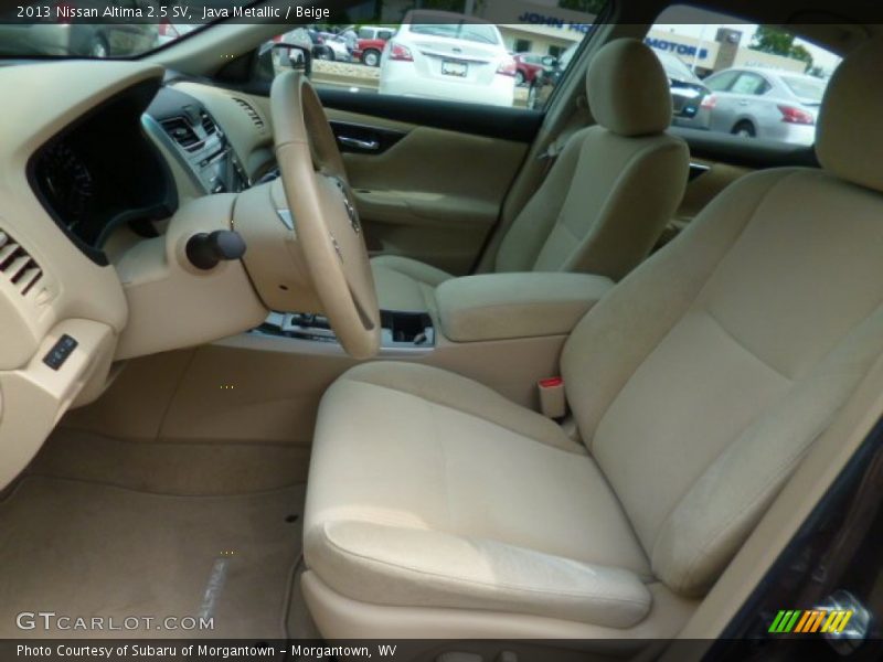 Java Metallic / Beige 2013 Nissan Altima 2.5 SV