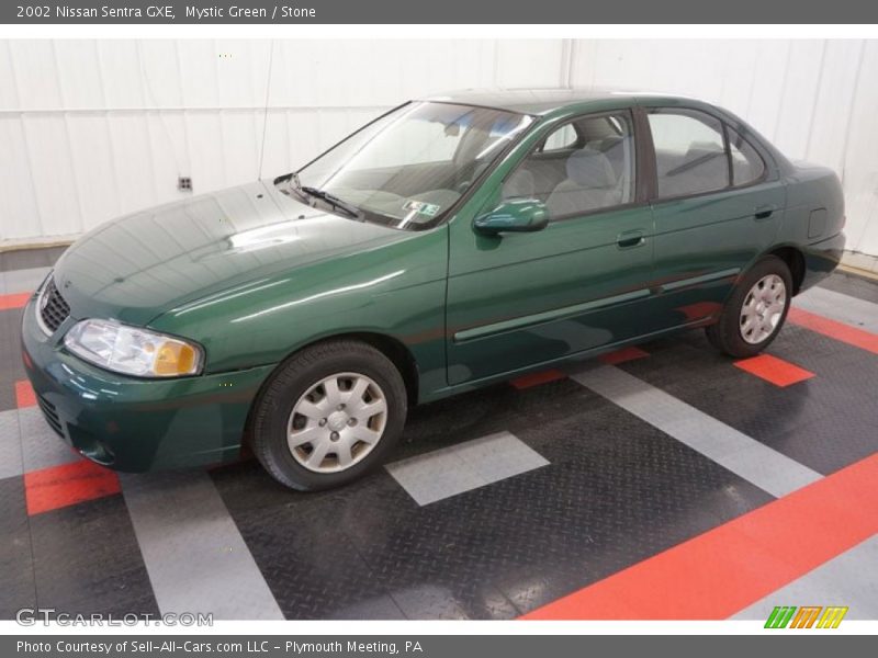 Mystic Green / Stone 2002 Nissan Sentra GXE