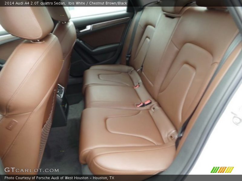 Ibis White / Chestnut Brown/Black 2014 Audi A4 2.0T quattro Sedan