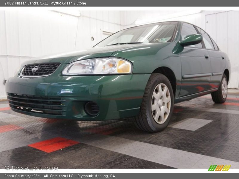 Mystic Green / Stone 2002 Nissan Sentra GXE