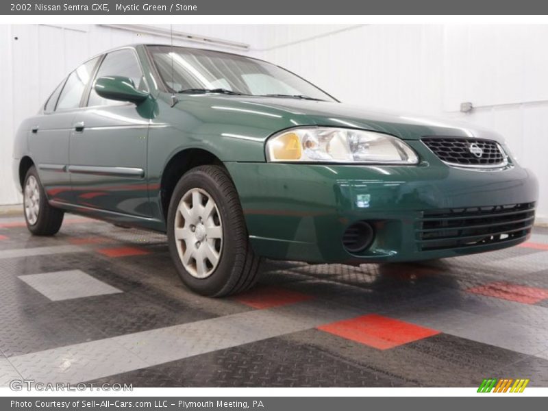 Mystic Green / Stone 2002 Nissan Sentra GXE