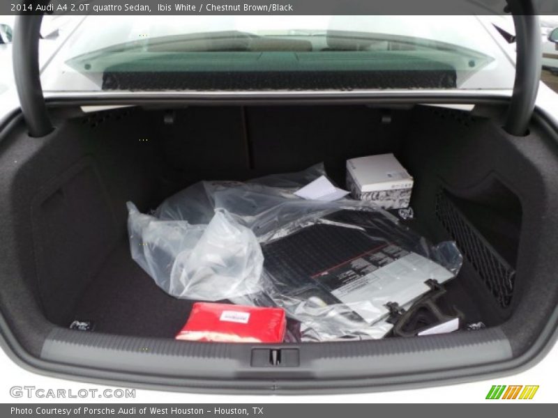 Ibis White / Chestnut Brown/Black 2014 Audi A4 2.0T quattro Sedan