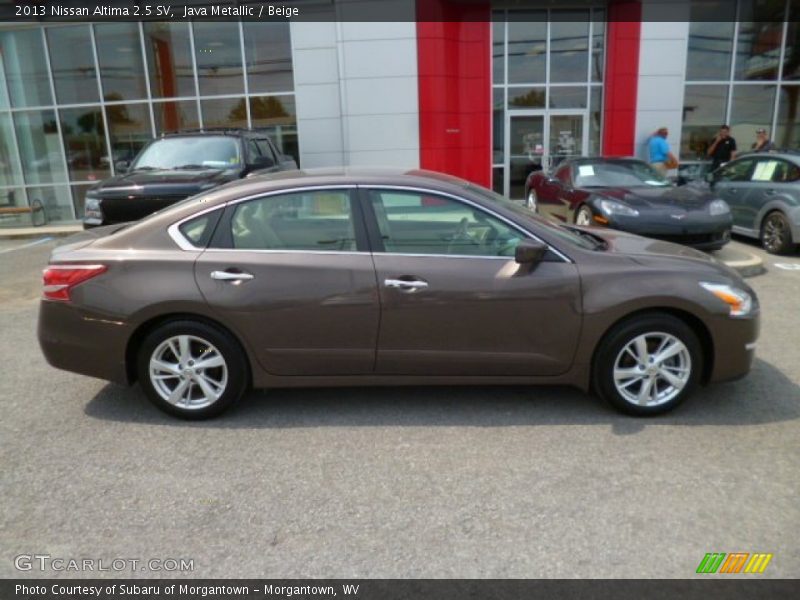 Java Metallic / Beige 2013 Nissan Altima 2.5 SV