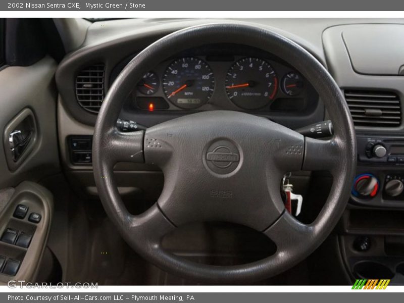 Mystic Green / Stone 2002 Nissan Sentra GXE