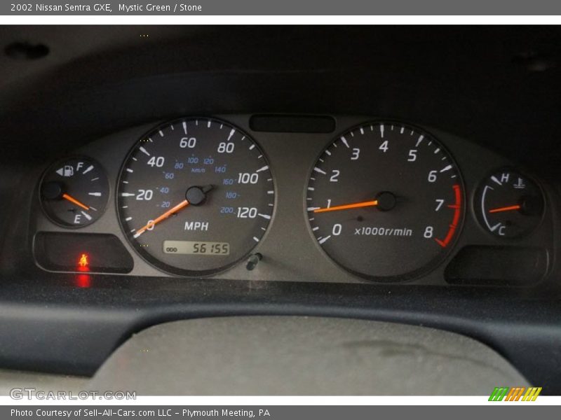 Mystic Green / Stone 2002 Nissan Sentra GXE