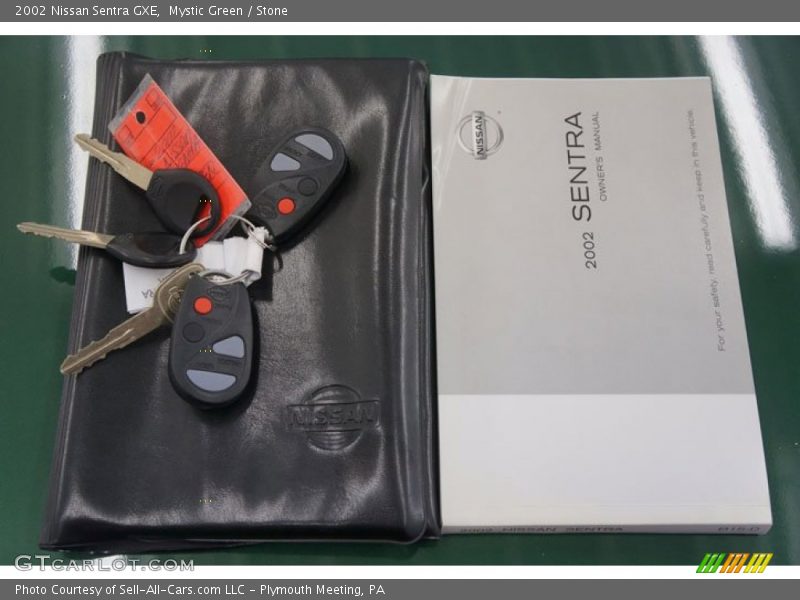 Mystic Green / Stone 2002 Nissan Sentra GXE