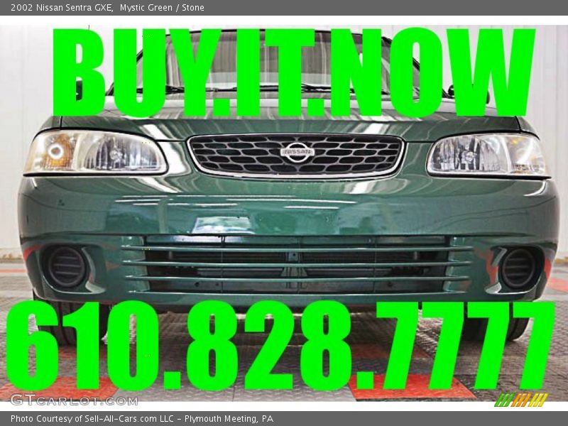 Mystic Green / Stone 2002 Nissan Sentra GXE