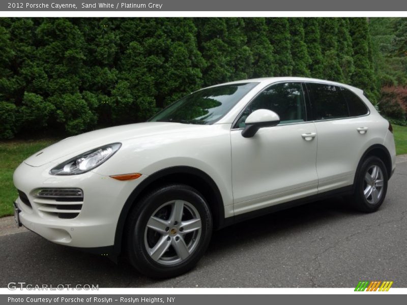 Sand White / Platinum Grey 2012 Porsche Cayenne