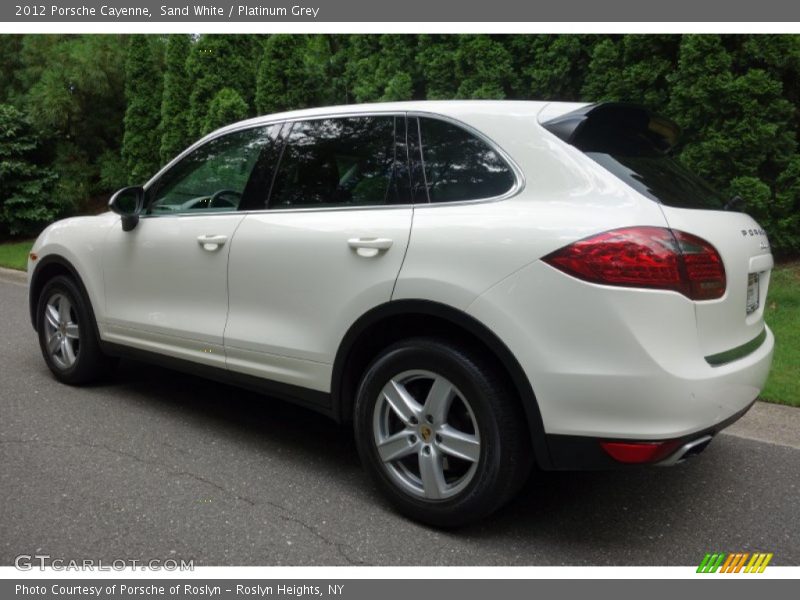 Sand White / Platinum Grey 2012 Porsche Cayenne