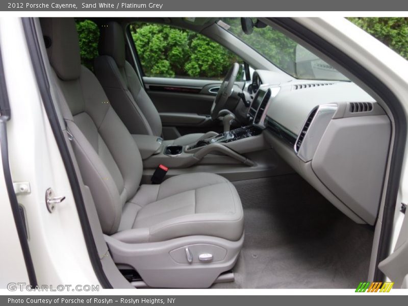 Sand White / Platinum Grey 2012 Porsche Cayenne