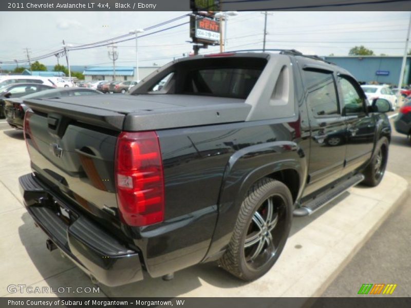 Black / Ebony 2011 Chevrolet Avalanche LT 4x4