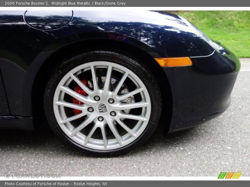 Midnight Blue Metallic / Black/Stone Grey 2006 Porsche Boxster S