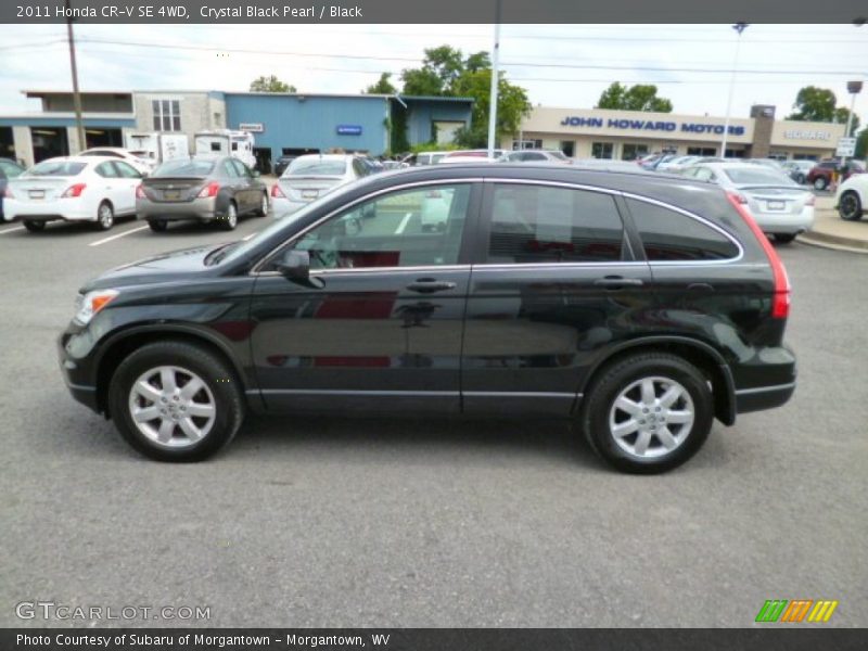 Crystal Black Pearl / Black 2011 Honda CR-V SE 4WD