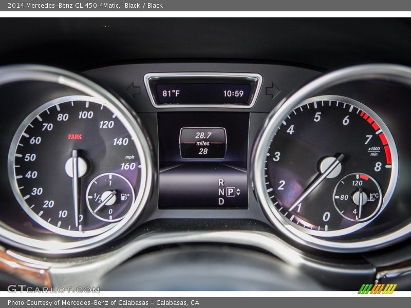 Black / Black 2014 Mercedes-Benz GL 450 4Matic