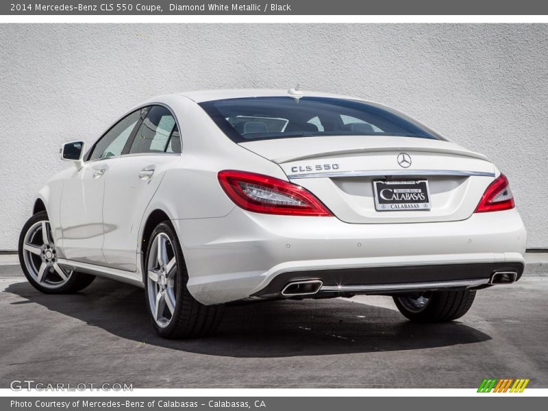 Diamond White Metallic / Black 2014 Mercedes-Benz CLS 550 Coupe