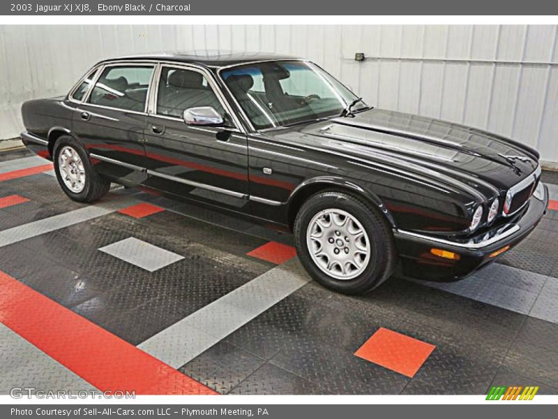 Ebony Black / Charcoal 2003 Jaguar XJ XJ8