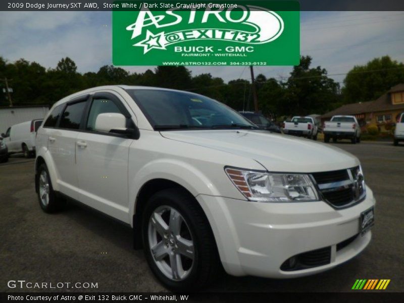 Stone White / Dark Slate Gray/Light Graystone 2009 Dodge Journey SXT AWD
