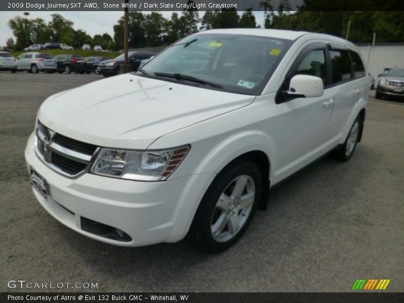 Stone White / Dark Slate Gray/Light Graystone 2009 Dodge Journey SXT AWD