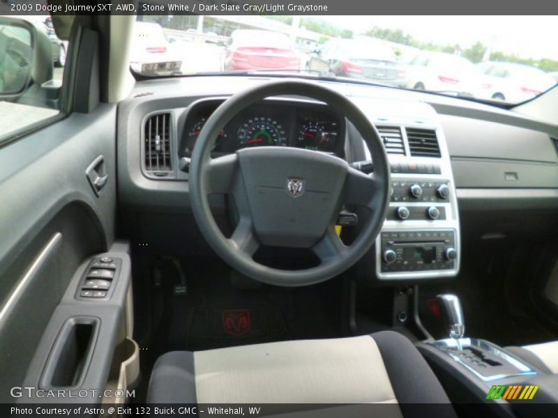 Stone White / Dark Slate Gray/Light Graystone 2009 Dodge Journey SXT AWD