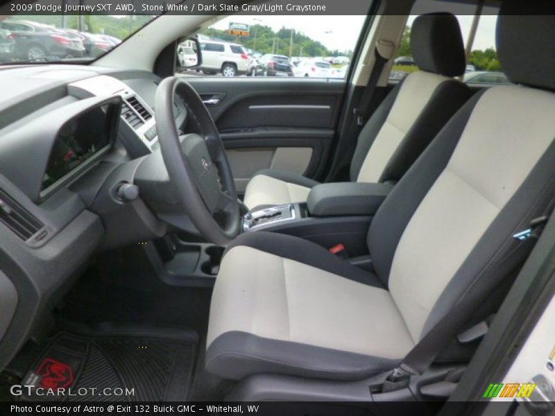 Stone White / Dark Slate Gray/Light Graystone 2009 Dodge Journey SXT AWD