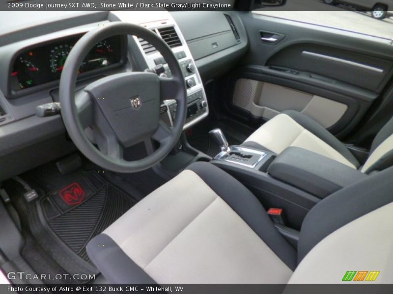 Stone White / Dark Slate Gray/Light Graystone 2009 Dodge Journey SXT AWD