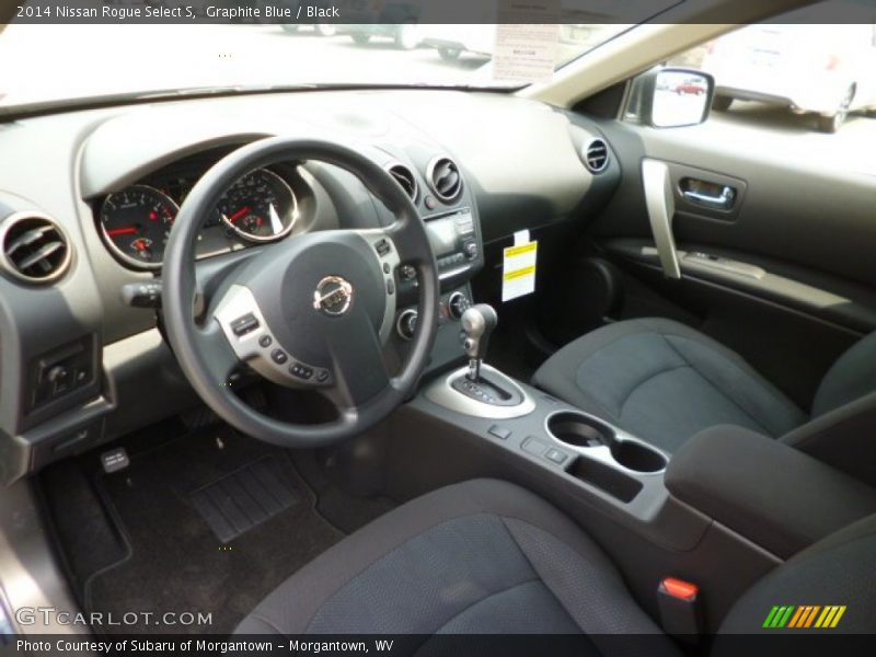Graphite Blue / Black 2014 Nissan Rogue Select S