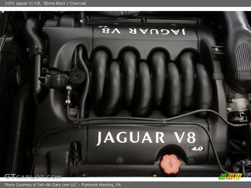 Ebony Black / Charcoal 2003 Jaguar XJ XJ8