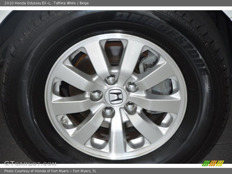 Taffeta White / Beige 2010 Honda Odyssey EX-L