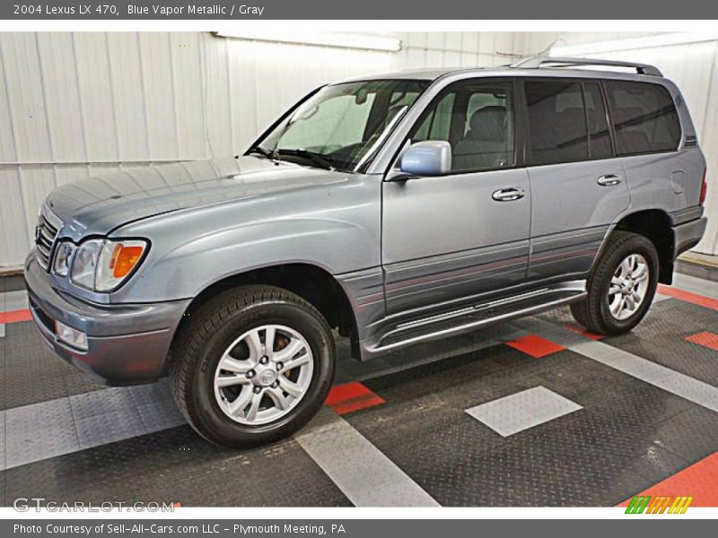 Blue Vapor Metallic / Gray 2004 Lexus LX 470