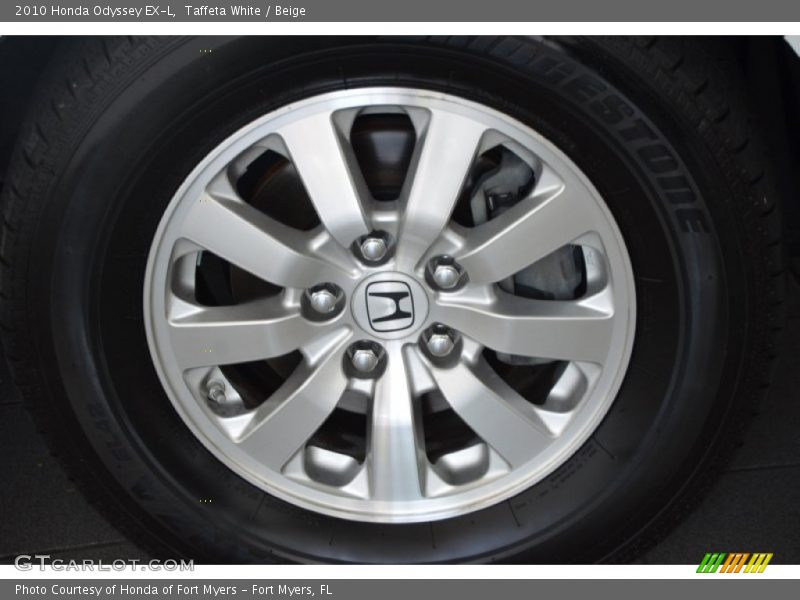 Taffeta White / Beige 2010 Honda Odyssey EX-L