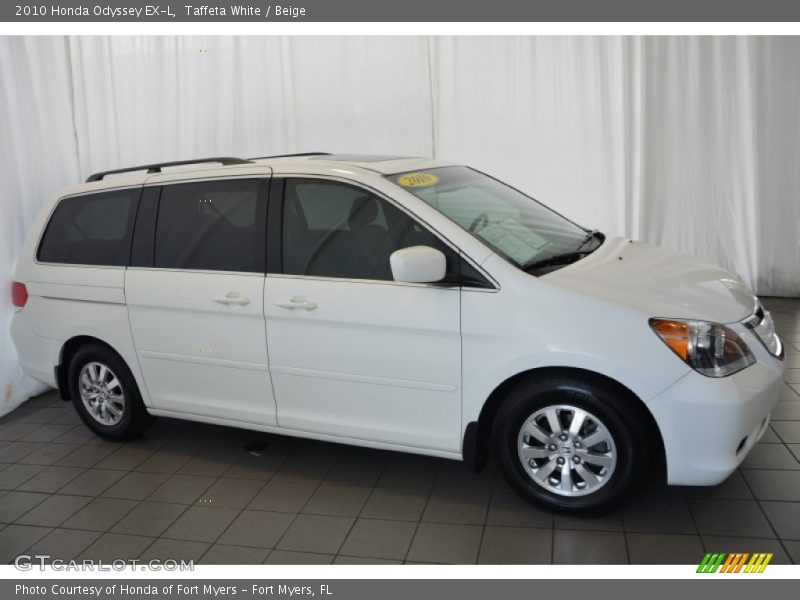 Taffeta White / Beige 2010 Honda Odyssey EX-L