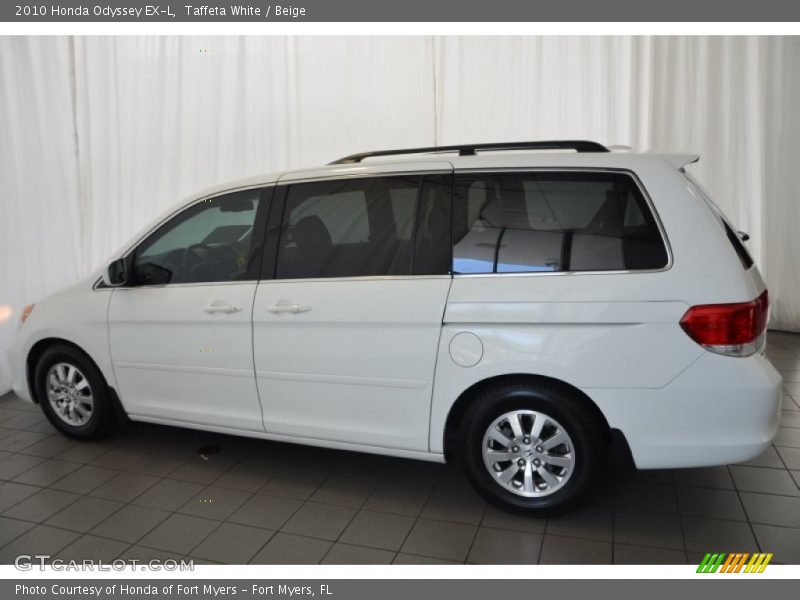 Taffeta White / Beige 2010 Honda Odyssey EX-L