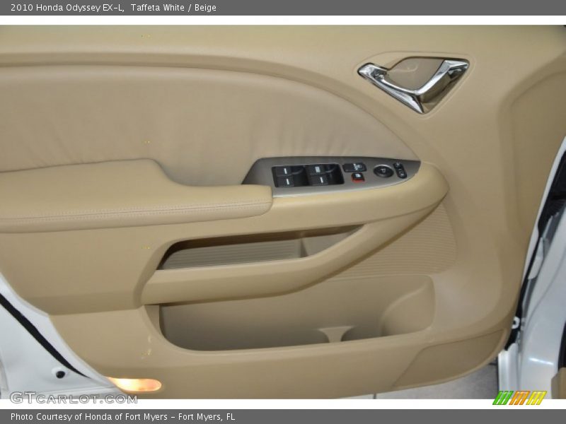 Taffeta White / Beige 2010 Honda Odyssey EX-L