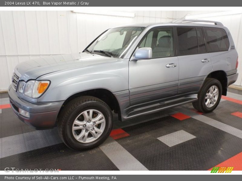 Blue Vapor Metallic / Gray 2004 Lexus LX 470