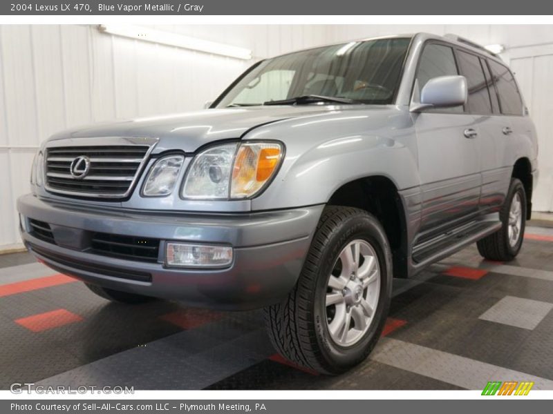 Blue Vapor Metallic / Gray 2004 Lexus LX 470