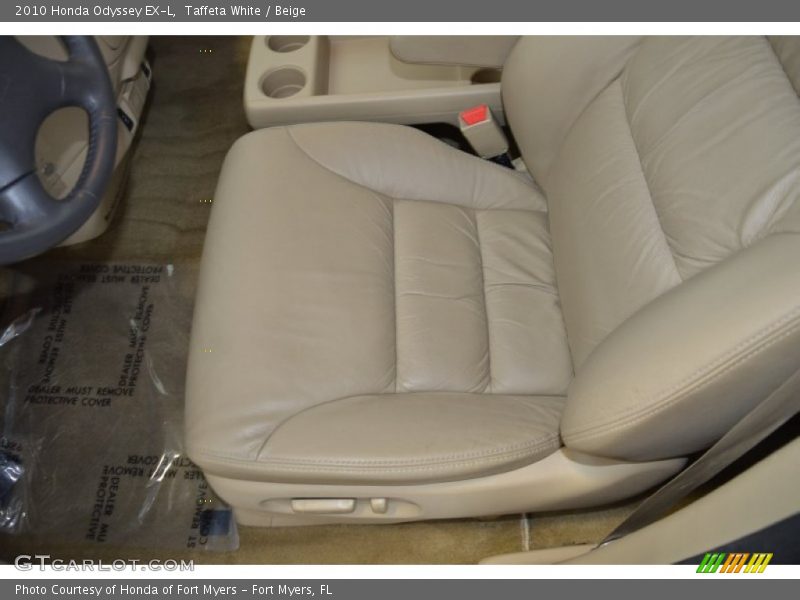 Taffeta White / Beige 2010 Honda Odyssey EX-L