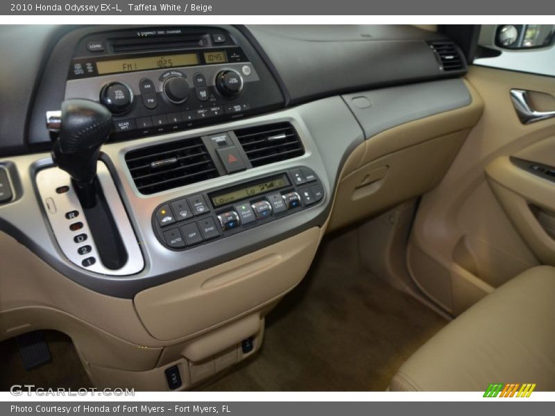 Taffeta White / Beige 2010 Honda Odyssey EX-L