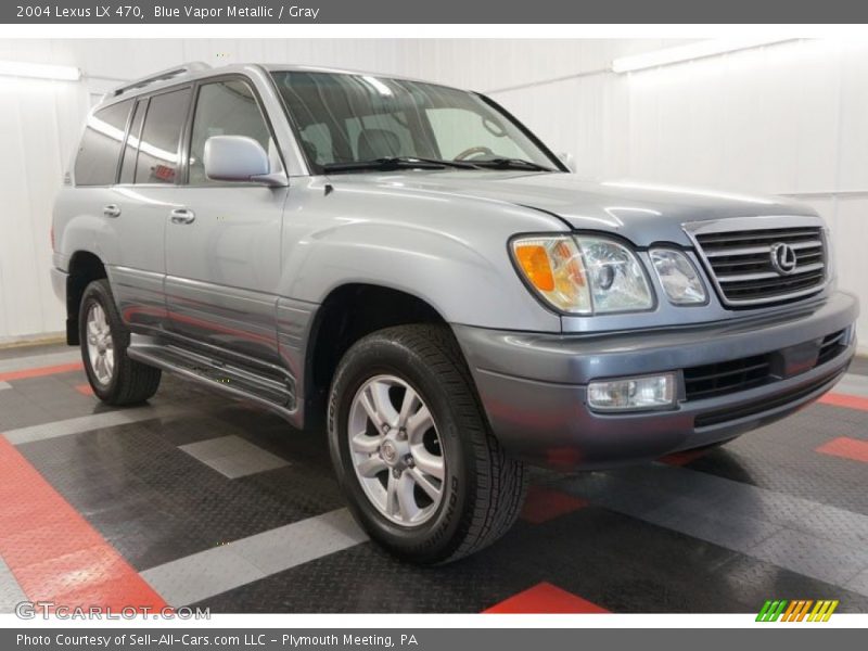 Blue Vapor Metallic / Gray 2004 Lexus LX 470