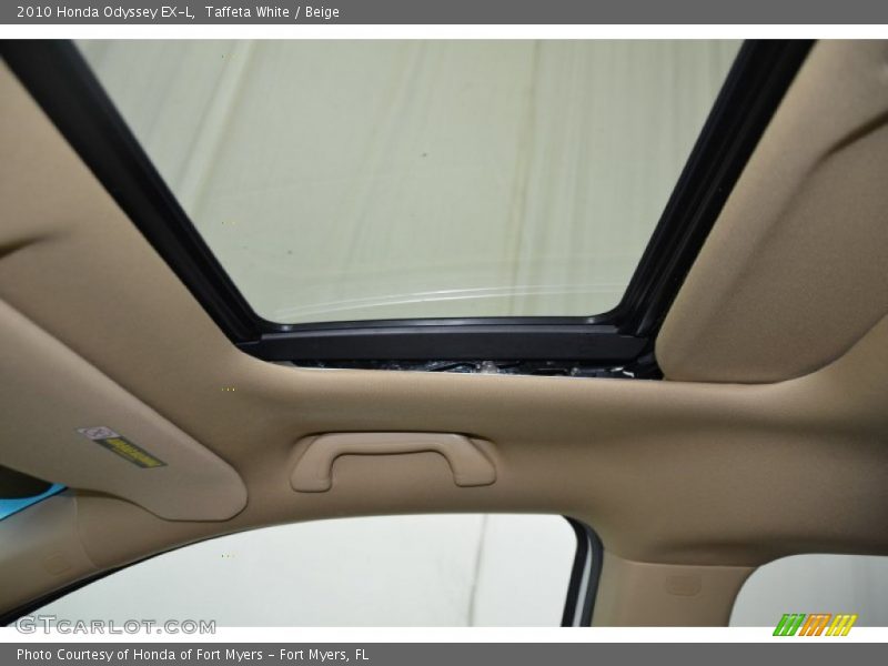 Taffeta White / Beige 2010 Honda Odyssey EX-L