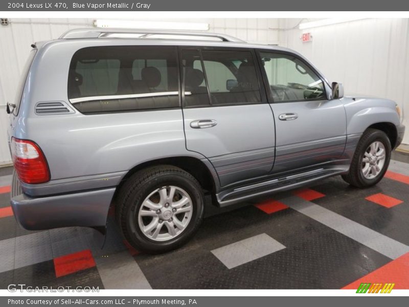 Blue Vapor Metallic / Gray 2004 Lexus LX 470