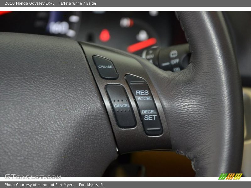 Taffeta White / Beige 2010 Honda Odyssey EX-L