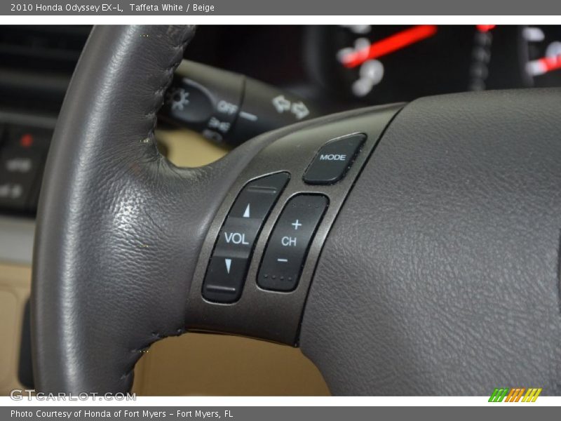 Taffeta White / Beige 2010 Honda Odyssey EX-L