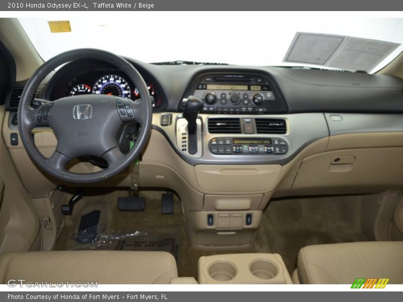 Taffeta White / Beige 2010 Honda Odyssey EX-L