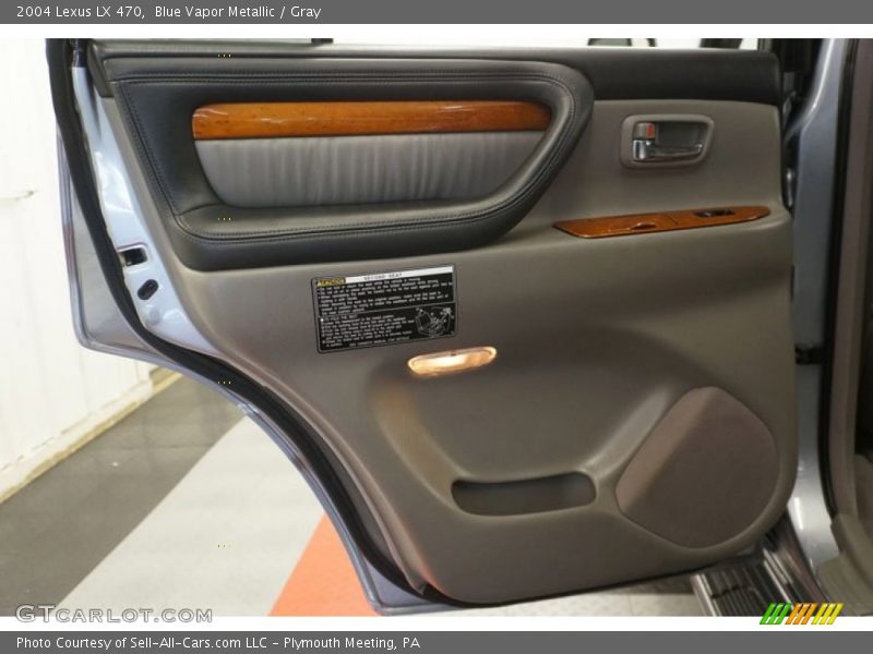 Blue Vapor Metallic / Gray 2004 Lexus LX 470