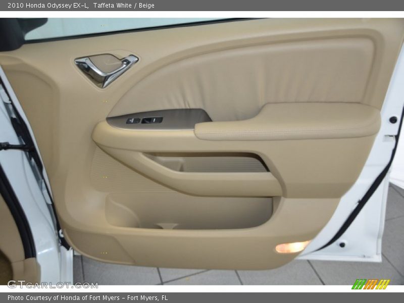 Taffeta White / Beige 2010 Honda Odyssey EX-L