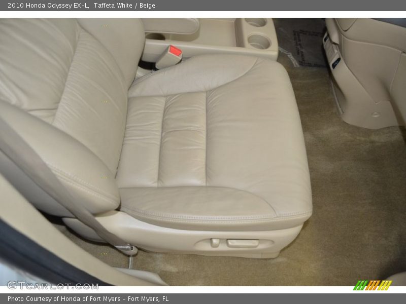 Taffeta White / Beige 2010 Honda Odyssey EX-L