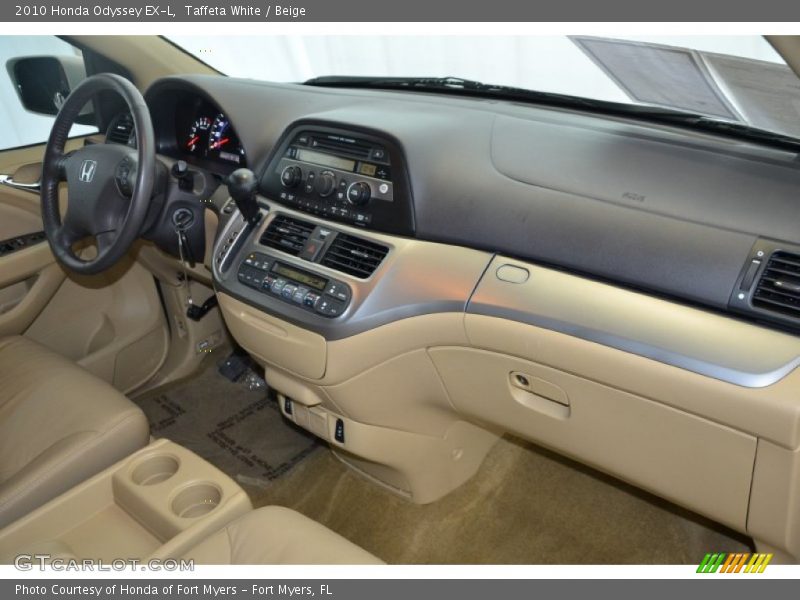 Taffeta White / Beige 2010 Honda Odyssey EX-L