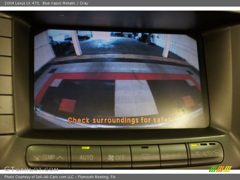 Blue Vapor Metallic / Gray 2004 Lexus LX 470