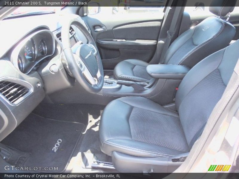 Tungsten Metallic / Black 2011 Chrysler 200 S